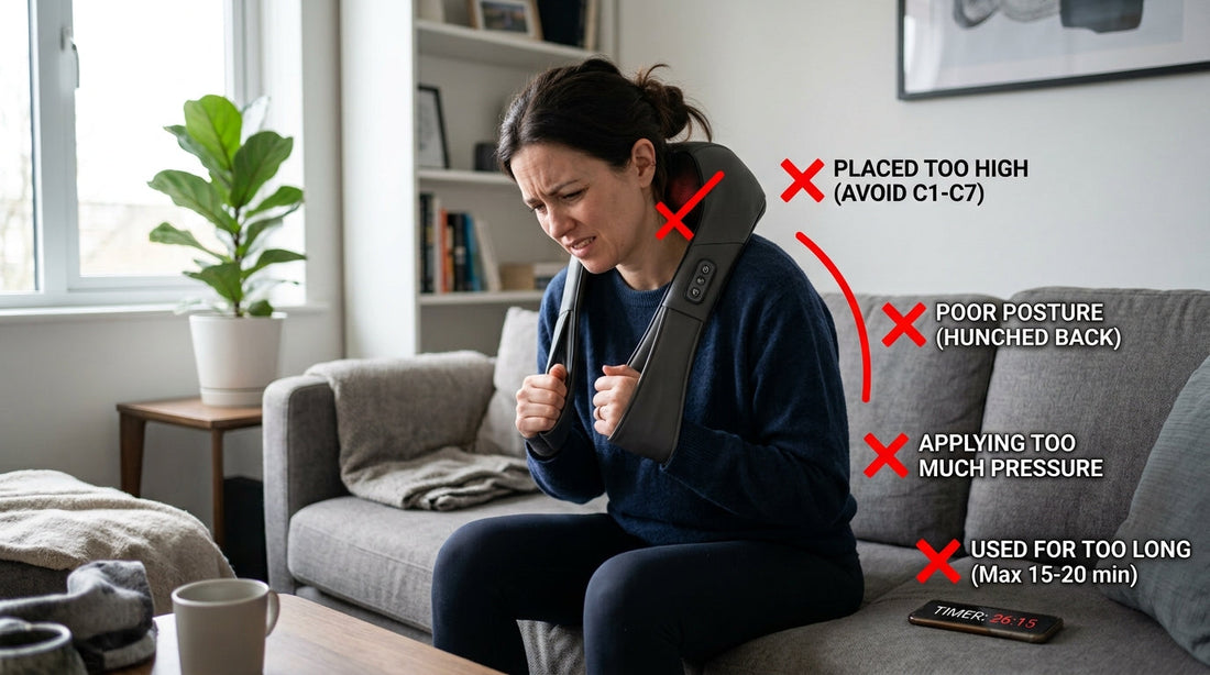 Common Mistakes When Using a Neck and Shoulder Massager