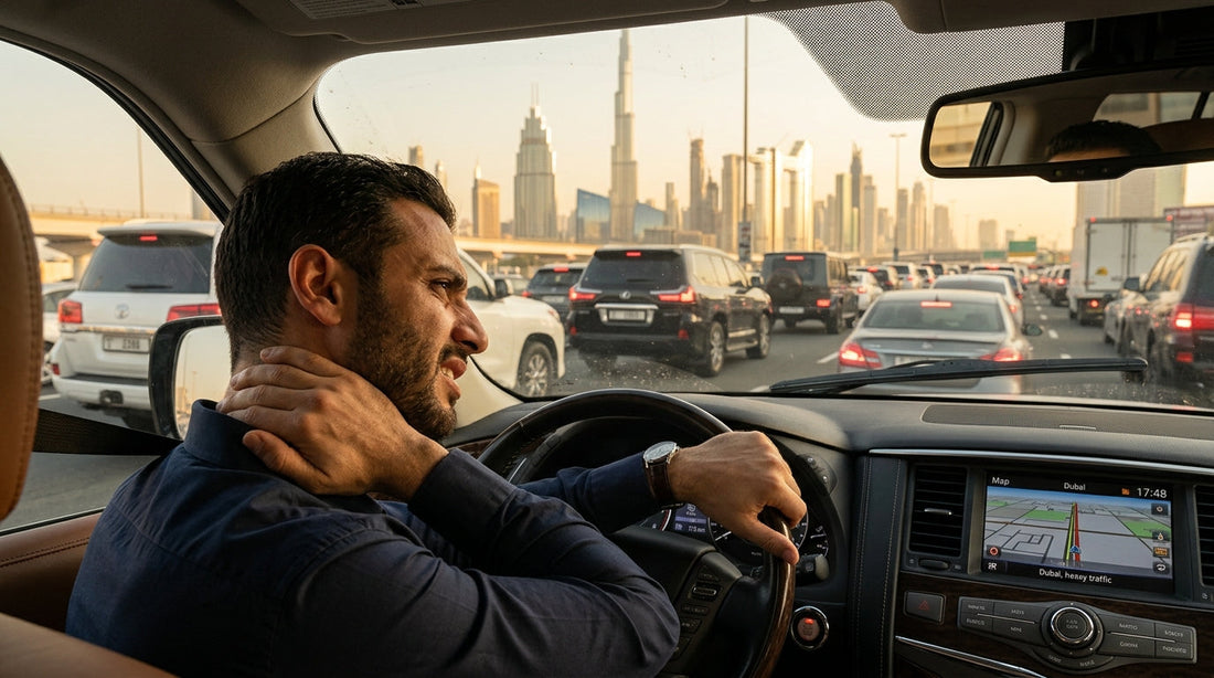 Neck Pain from Driving in Dubai Traffic: Home Solutions That Work
