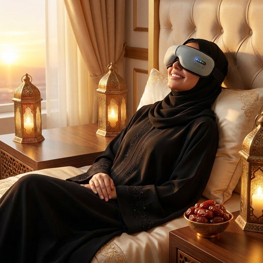 Electric Smart Eye Massager – Heat, Air Compression & Bluetooth Music Therapy