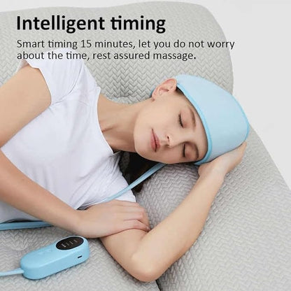 Heated Airbag Head Massage Cap – Warm Compression & Stress Relief Therapy