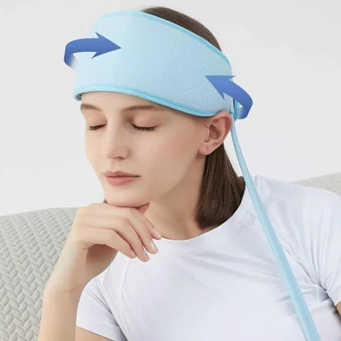 Heated Airbag Head Massage Cap – Warm Compression & Stress Relief Therapy
